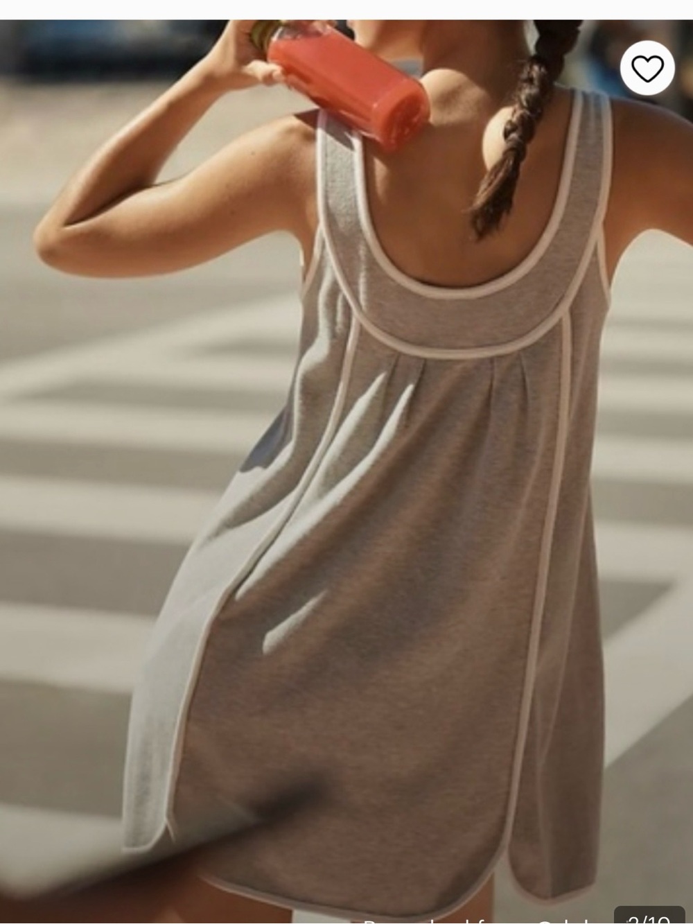 Anthropologie Daily Practice Women’s Play Dress with White Trim large - Picture 4 of 14